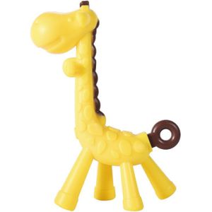 Voor 3-12 Maanden Baby Molaire Stokken Zachte Elastische Siliconen Aardbei Banaan Giraffe Baby Baby Melktanden Mills Bijtring