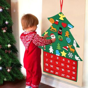 Kerstboom Kalender Opknoping Kerst Kalender Wol Chemische Fiber Meerdere Functies Unieke Aantrekkelijke Winter Kinderen