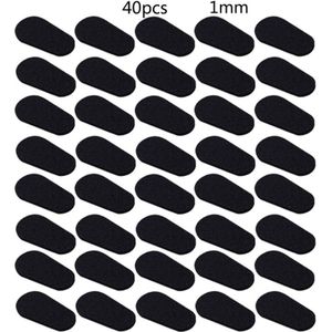 40Pcs Zacht Schuim Neus Pads Zelfklevende Lenzenvloeistof Eva Neus Pads Anti-Slip Glazen Geen Makeup Neus Pads brillen Nosepads Jy06 21
