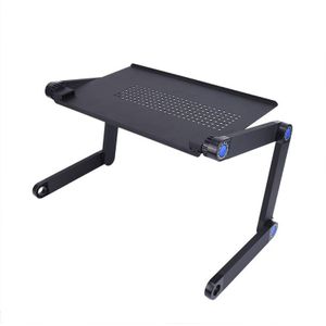 Draagbare Verstelbare Aluminium Laptop Bureau Ergonomische Tafel Stand Met Muismat