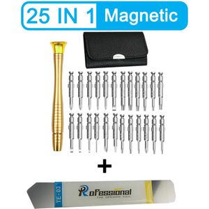 25 In 1 Precisie Schroevendraaier Set Multifunctionele Torx Opening Repair Tool Mini Hex Bit Set Schroevendraaier Voor Xiaomi Telefoon Pc