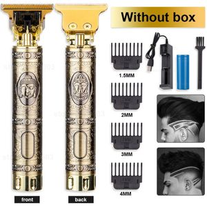 Elektrische Tondeuse Voor Mannen Kapper Professionele Baard Haar Snijmachine 0Mm Scheerapparaat Draak Usb Oplaadbare Man Trimmer