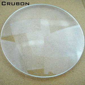 CRUBON Desktop Vergrootglas lens diameter 127 MM wit glas lens optische 10X vergrootglas sferische lens