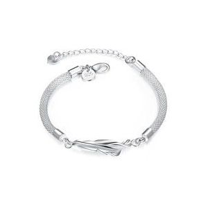 925 Zilveren Armband Infinity 10 Mm Quartet Side Mannen Geometrische Zilveren Ketting Armband 21 cm Authentieke Vrouwen Armband