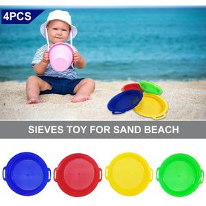 Stop Zand Zeef Zeven Speelgoed Voor Zand Strand 4 Pack Set Rood Blauw Geel Groen Voor Kinderen Kinderen Speelgoed