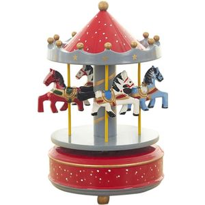 Creatieve Verjaardag Vriendschap Liefde Carrousel Muziekdoos Sky City, Prachtige Verscheidenheid Van Patronen Home Decor