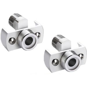 2Pcs Breedte Verstelbare Wandmontage Douche Kraan Adapter Installeren Swing Armen Vervangende Onderdelen Universele Massief Koperen Hotel