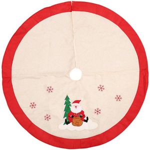 Jute Kerstboom Rok Decoratie Kerstboom Voet Boom Rok Decoratie Base Voet Cover Kerstboom Schort