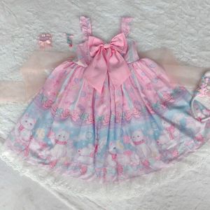 Vangen Droom Kat Licht Lo Pocket Sling Jsk Jurk Renaissance Victoriaanse Gothic Jurk Zoete Lolita Jsk Prinses Lolita Jurk