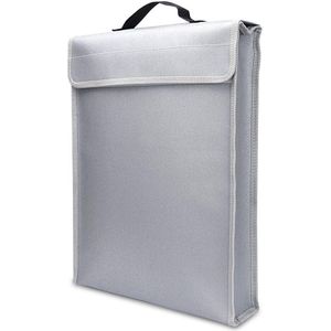 Draagbare Brandwerende Document Bag Holder Pouch Home Office Safe Bag Fire & Waterbestendig Bestandsmap Veilige Opslag Voor Kostbaarheden