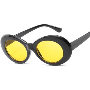 Vrouwen Ovale Zonnebril Trend Zonnebril Mannen Vrouwen Vintage Retro Vrouwelijke Mannelijke Clear Lens Zonnebril Eyewear ZA-124