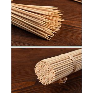 'The Best' Stevige Bamboe Spies Sticks BBQ Fruit Shish Kebab Natuurlijke Hout 25 cm Sticks Barbecue Stok 889