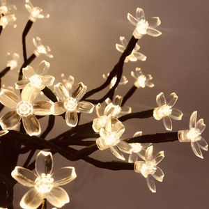 48 Led Cherry Pruimenbloesem Boom Licht Tafellampen Nachtlampje Voor Thuis Indoor Slaapkamer Bruiloft Bar Decoratie Usb plug