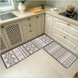 Bubble Kus Mode Etnische Stijl Grijs Oranje Tapijt Bohemian Geometrische Keuken Mat Entry Mat Vloermat Slaapkamer Decor Karpetten