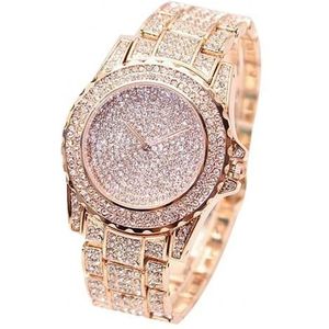 Mode Horloge Vrouwen Luxe Ronde Quartz Horloge Horloges Voor Vrouwen Shiny Gold Sliver Horloges Polshorloge Voor Dames