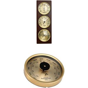Muur Barometer Thermometer Hygrometer Luchtdrukmeter Weerstation Opknoping Thuis/Kantoor Metalen Materiaal