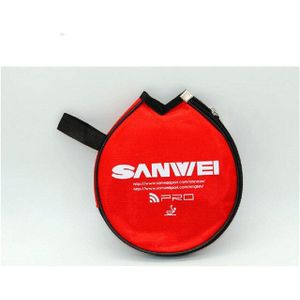 1x Sanwei Donic Yinhe case voor tafeltennis blade racket Half ronde vorm