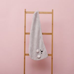 Meisje Super Absorptie Tulband Haardrooginrichtingen Handdoek Quick-Dry Microfiber Haar Handdoek Snel, droog Haar Droog Cap Cartoon Koala Handdoek