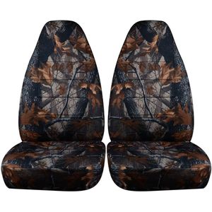 4 Stks/set Universal Camouflage Auto Seat Cover Voor Achter Seat Auto Zitkussen Voor Suv Off-Road Voertuigen