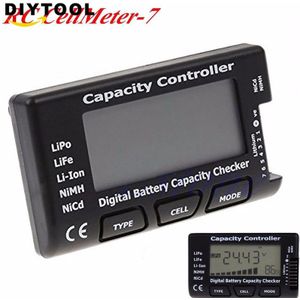 Digitale Batterij Capaciteit Checker RC CellMeter 7 Voor LiPo LiFe Li-Ion NiMH Nicd