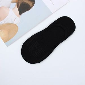 6 Pairs Womens Onzichtbare Sokken Zomer Non-Slip Siliconen Ademend Meisjes Boot Sok Pure Kleur Schattige Vrouwelijke Katoenen Sokken sox Meias