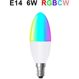 Avatto Tuya 5W Wifi Smart Lamp Met Smart Leven App, Rgb Led Lamp Dimbare Kaars Lamp, voice Werkt Met Alexa,Google Thuis