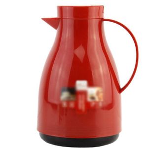 500ml 1000ml Mini Kleine Europese Stijl Cartoon Koffie Thermosfles Glas Liner Vacuüm Pot Ketel Thermische Fles Water wit Rood