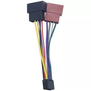 Sound Way ISO-verloopkabel Voor Kenwood – 16-pins – Eenvoudige Aansluiting Voor Vervanging Of Upgrade