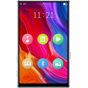 Bluetooth 5.0 Lossless MP4 Speler Draagbare Audio Walkman Met Fm Radio Opname Video E-book MP3 Speler 4 Inch Scherm