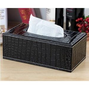 Mode Synthetisch Leer Tissue Box Hold Patroon Huis Houden Woondecoratie Tissue Box Covers Tissue Servet Doos PZJH010