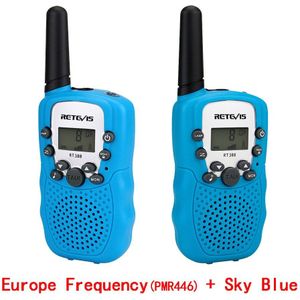 Mini Twee Manier Radio 2 Stuks Retevis RT388 Kinderen Walkie Talkie PMR446 Pmr Handy Kids Woki Toki + 2pcs Headset Kerstcadeau