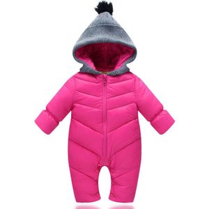 Winter Toldder Baby Rompertjes Overalls Bodysuit Kleding Jumpsuit Pasgeboren Meisje en Jongen Down Katoen Snowsuit Baby Sneeuw Wear