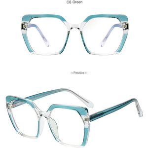 Mimiyou Anti-Blauw Licht TR90 Vierkante Brilmontuur Vrouwen Lente Optische Brillen Mannen Brillen Frame Clear UV400