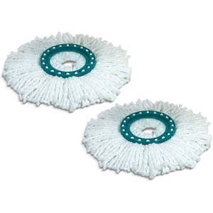 2 Stuks Microfiber Vervanging Hoofd Handsfree Roterende Mop Doek Voor Leifheit Disc Mop Vervangen Doek Huishoudelijke Schoonmaakmiddelen mop Acc