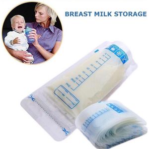 Opslag Opbergtas Container 30Pcs 250Ml Baby Clear Moedermelk Voeden Vriezer Seal Voeden Effen Voeden Babyvoeding