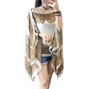 Chiffon Overhemd Zon Kleding Sjaal Vrouwen Lange Dunne Blouse Lange Mouwen Kleding Toerisme Zonnebrandcrème Overhemd