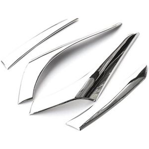 Voor Mitsubishi Outlander Abs Chrome Achterlicht Streamer Trim Achterlichten Lamp Licht Bezel Cover Kap 4 Stks/set