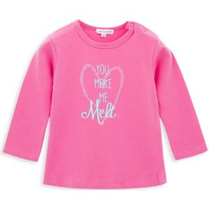 Honeyzone Baby Girl T-Shite Camiseta 0-24months Katoen Roze Baby Meisje Tops Leuke Lange Mouwen Meisjes Kleding