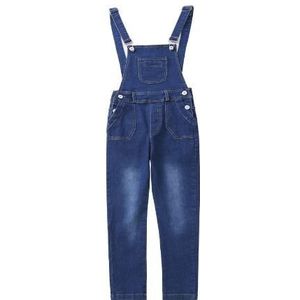 Herfst Kids Meisjes Denim Overalls Lente Jeans Broek Voor Meisjes Broek Effen Kind Rompertjes 8 10 12 Jaar Tiener meisje Jumpsuit