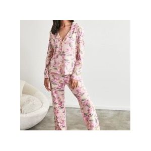 Trendyol Bloem Gevormde Gebreide Pyjama Set THMAW21PT0615