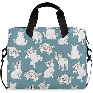 Laptop Tas 12 "", 14"",15.6 "", schokbestendig Dame Man Vrouwen Sleeve Case Voor Macbook Air Pro 13.3 Hond Aktetas