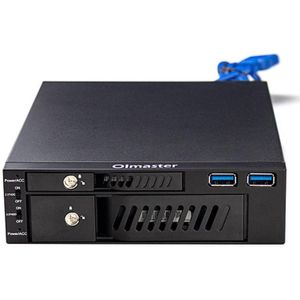 MR-6203 2.5/3.5 &quot;Interne Hdd Ssd Case Box Dual Usb Optische Drive Mobiele Rack Station Harde Schijf Behuizing voor Desktop Pc