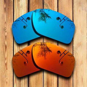 100% Precies Gesneden Gepolariseerde Vervanging Lenzen Voor Gibston Zonnebril Rood Mirrored Coating Kleur Keuzes