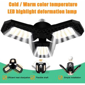 Led Garage Licht E27 Licht Vervorming Verstelbare Hoek Hoogbouw Licht Industriële Led Garage Licht Voor Garage Werkplaats