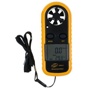 GM816 Lcd Handheld Luchtstroom Windmeter Thermometer Digitale Anemometer Wind-Gauge Meter