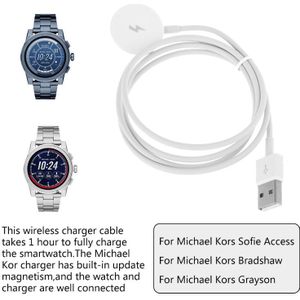Draagbare Opladen Stand Dock Smart Horloge Charger Kabel Voor Michael Kors Toegang Smartwatch En