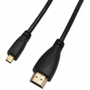 High Speed HDMI naar Micro HDMI D Kabel 1080P Haaks voor Sony FDR-AX53 Handycam, HXR-NX80, FDR-AX700, HDR-CX405
