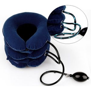 Cervicale Tractie Kraag Hals Correctie Ondersteuning Apparaat Houding Corrector Pain Relief Hals Brancard Lucht Opblaasbare Apparaat