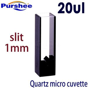 20ul Quartz micro cuvette mobiele (path lengte 10mm)
