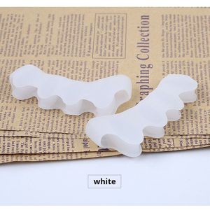 1 Paar Silicone Gel Voet Vingers Vijf Gat Teen Separator Duim Valgus Beschermer Bunion Regelaar Hallux Valgus Guard Voetverzorging
